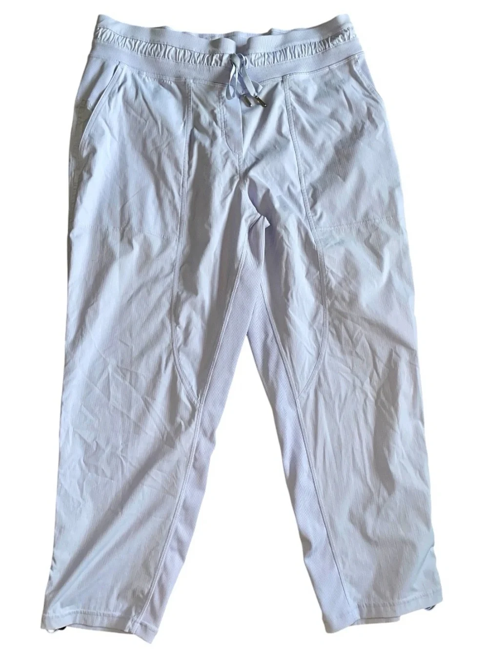 lululemon athletica Light Blue Drawstring Crop Capris - Picture 2 of 5